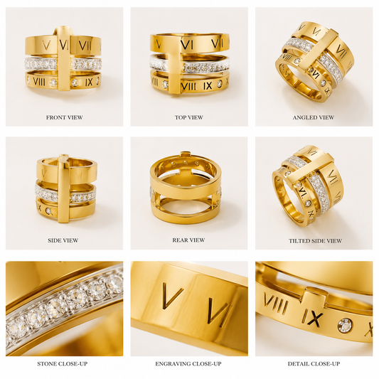 Roman Trio Ring