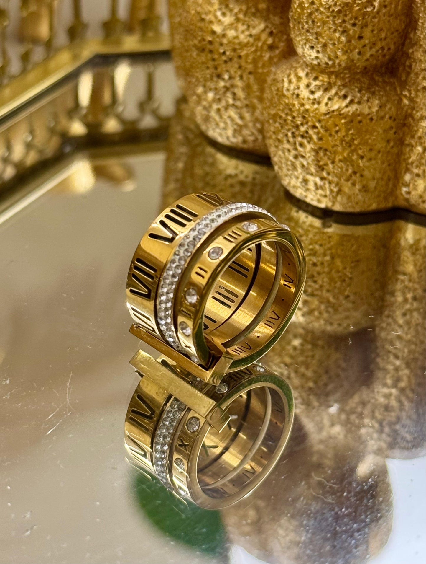 Roman Trio Ring